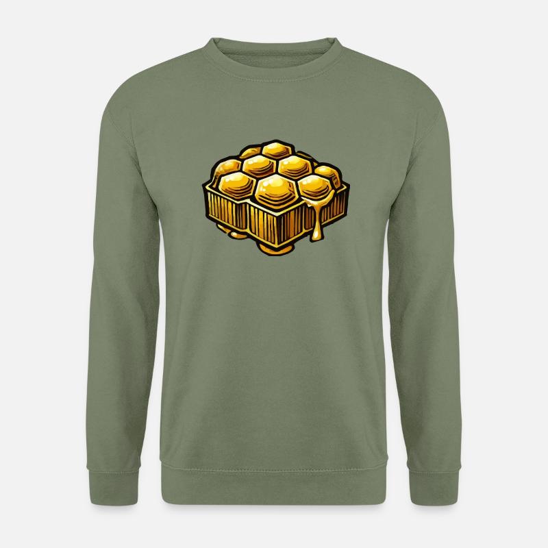 honigwaben - Unisex Pullover - Armeegrün