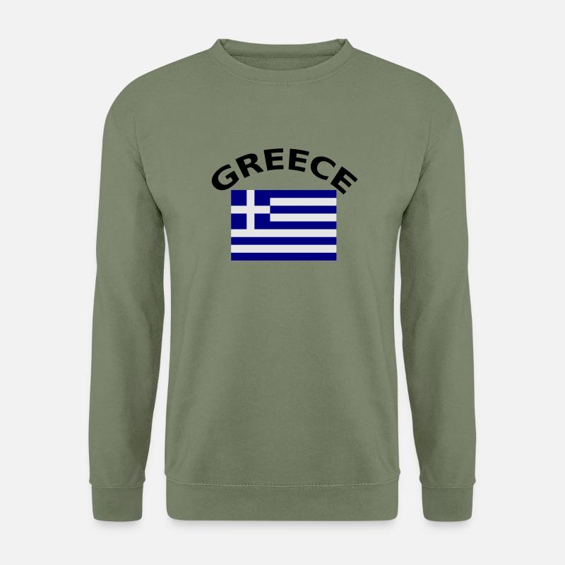 Greece, Greece, flag, flag - Unisex Sweatshirt - army green