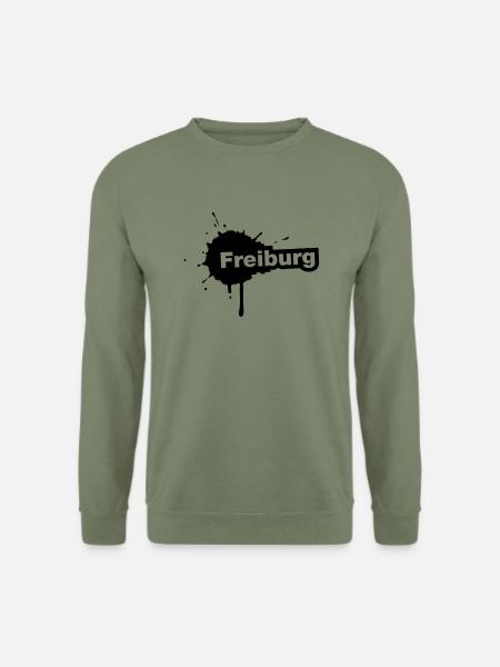 Freiburg Splatter - Unisex Pullover - Armeegrün