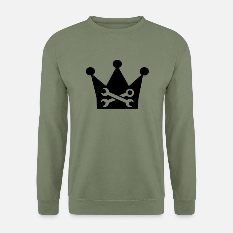 Schraubenschlüssel - Unisex Pullover - Armeegrün