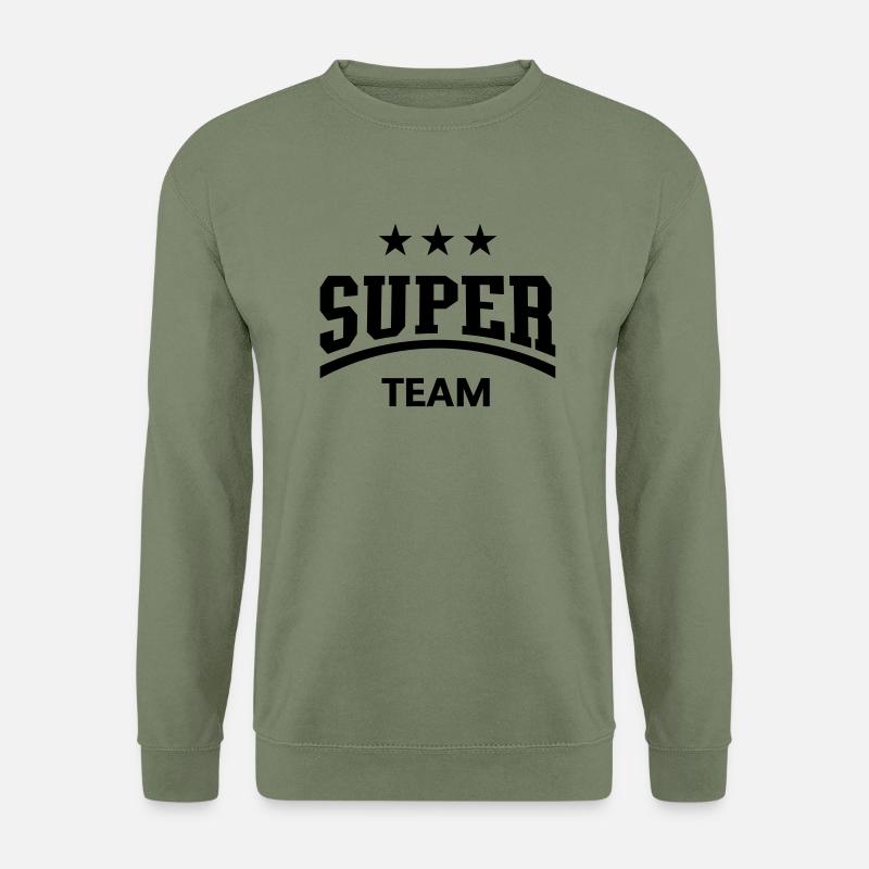 Super Team - Unisex Pullover - Armeegrün