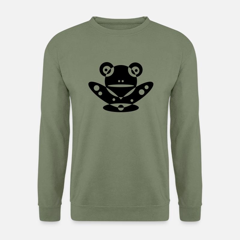 FROG abstract - Unisex Sweatshirt - army green