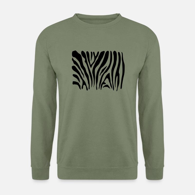 ZEBRA SCHUTZMASKE - Unisex Pullover - Armeegrün