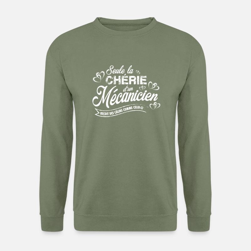 ChériesMécaniciens Geschenk - Unisex Pullover - Armeegrün