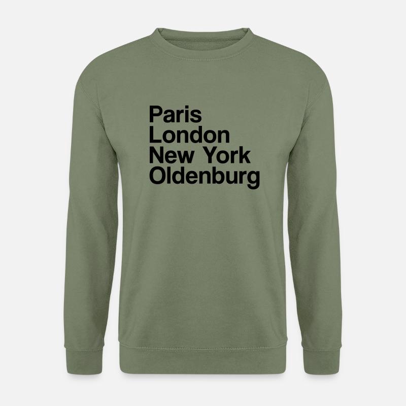 ParisLondonNewYork - Unisex Pullover - Armeegrün