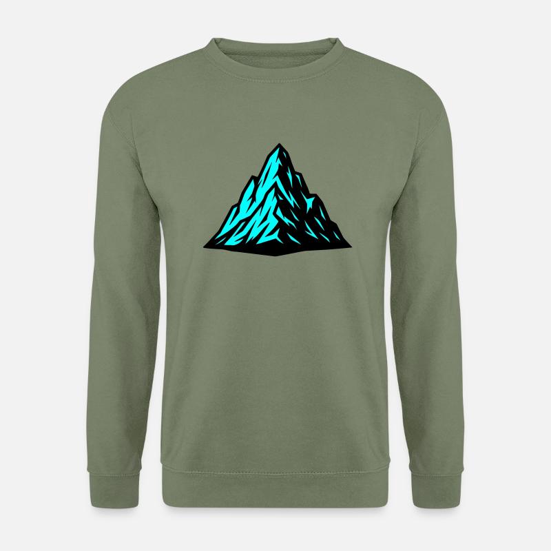 Berg Alpen Symbol - Unisex Pullover - Armeegrün