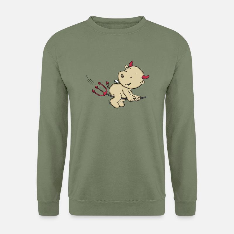 Engel_Teufel13 - Unisex Pullover - Armeegrün