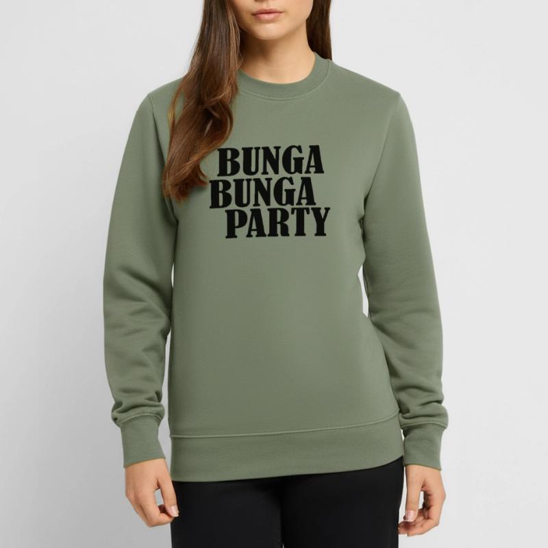 bunga bunga junggesellenabschiedsparty Unisex Pullover