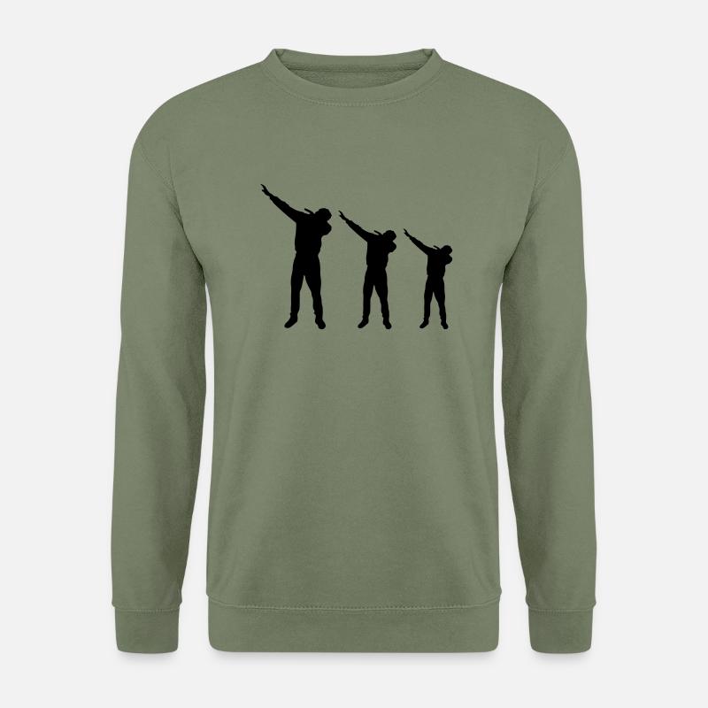 dabbing design - Unisex Pullover - Armeegrün