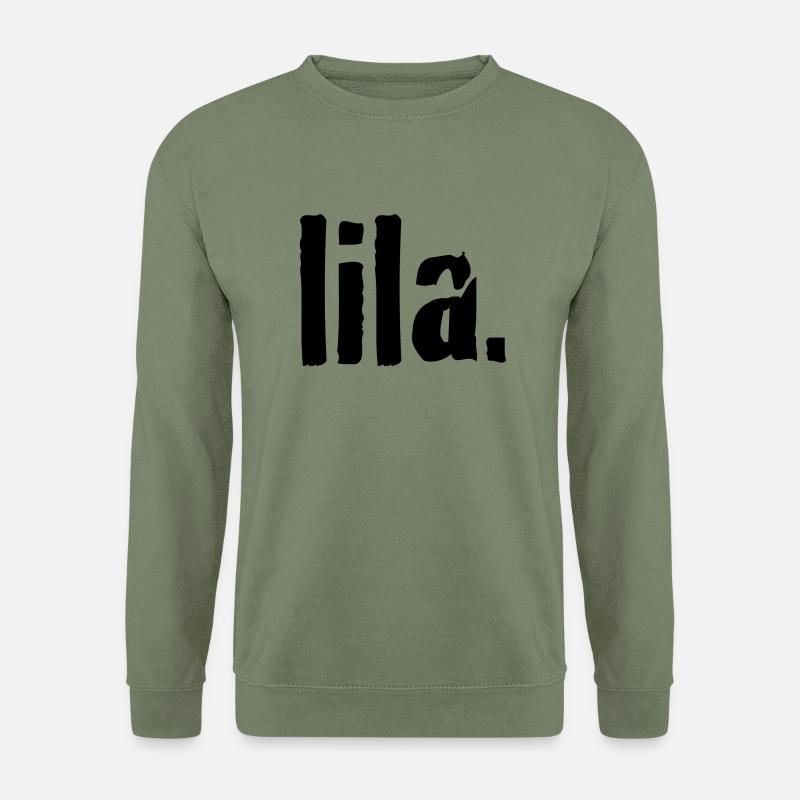 lila - Unisex Pullover - Armeegrün
