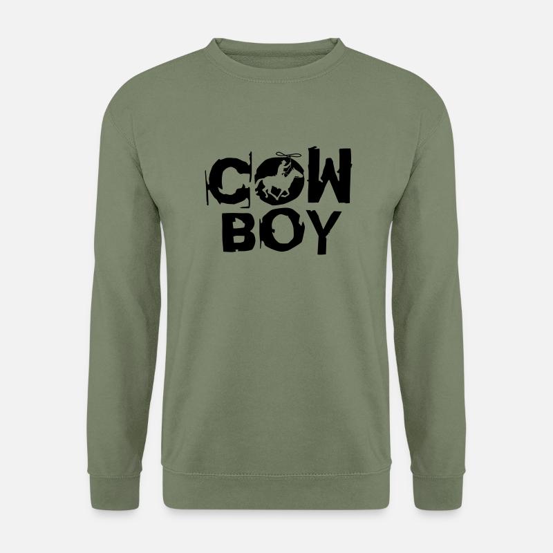 cowboy_c_1c - Unisex Pullover - Armeegrün