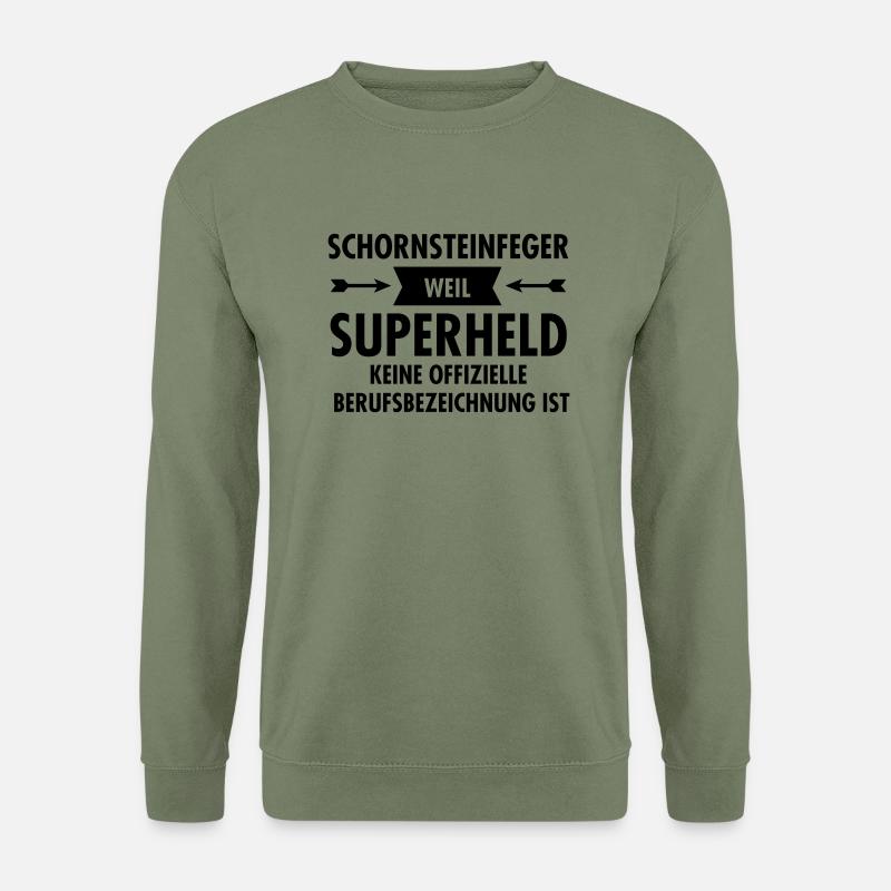 Schornsteinfeger - Superheld - Unisex Pullover - Armeegrün