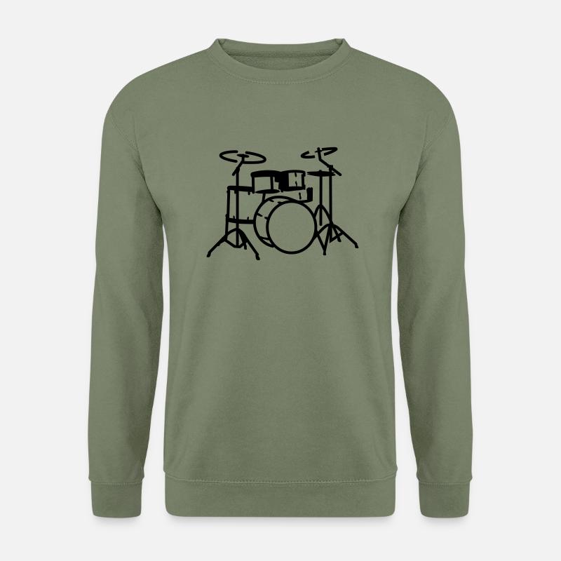 Schlagzeug - Unisex Pullover - Armeegrün