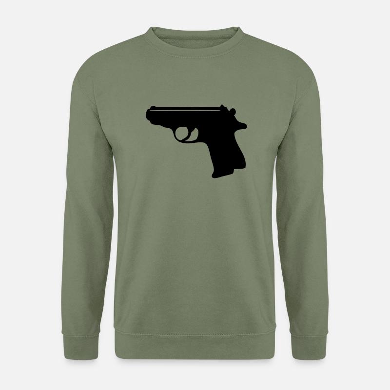 007 (einfarbig) - Unisex Pullover - Armeegrün