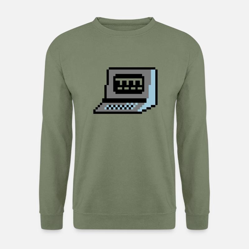 pixel computer - Unisex Sweatshirt - army green