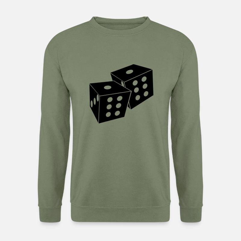 würfel - Unisex Pullover - Armeegrün