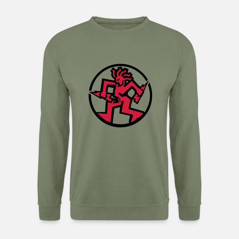 Rund Fantazia Logo - Unisex Pullover - Armeegrün