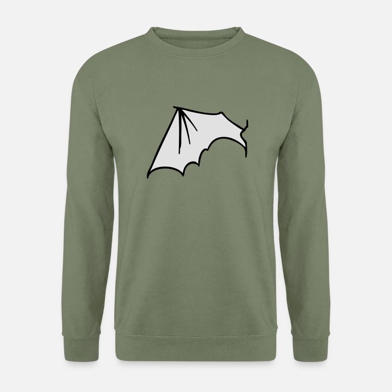 batwing_left - Unisex Sweatshirt - army green