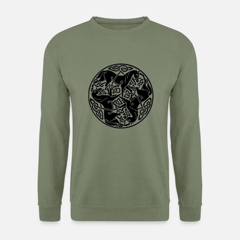 3 Pferde - Unisex Pullover - Armeegrün