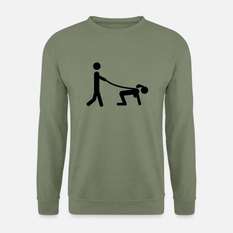 verheiratet hochzeit - Unisex Pullover - Armeegrün