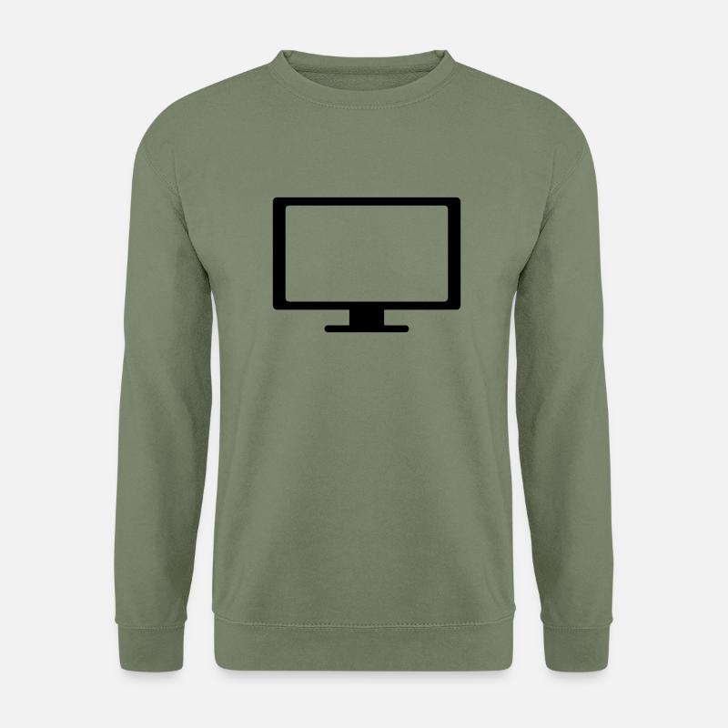 bildschirm - Unisex Pullover - Armeegrün