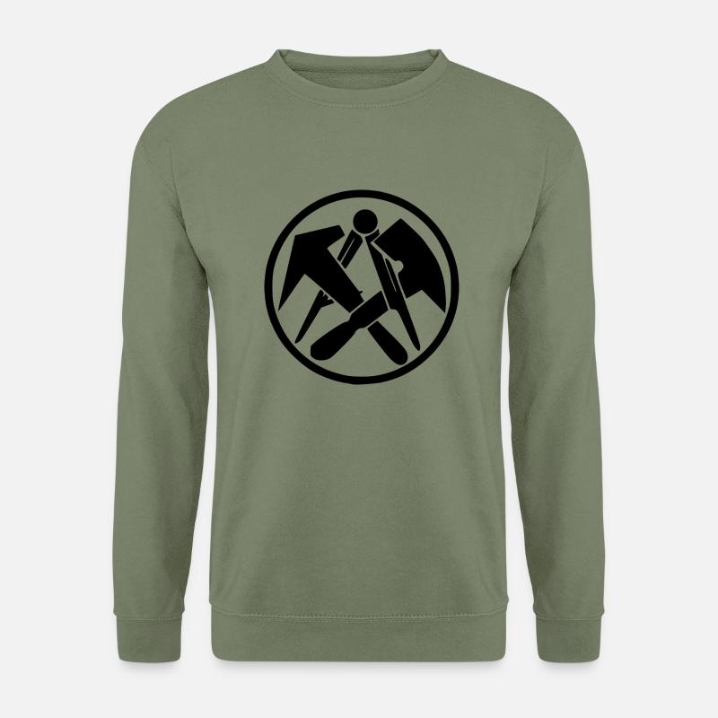 Dachdecker Zunft - Unisex Pullover - Armeegrün
