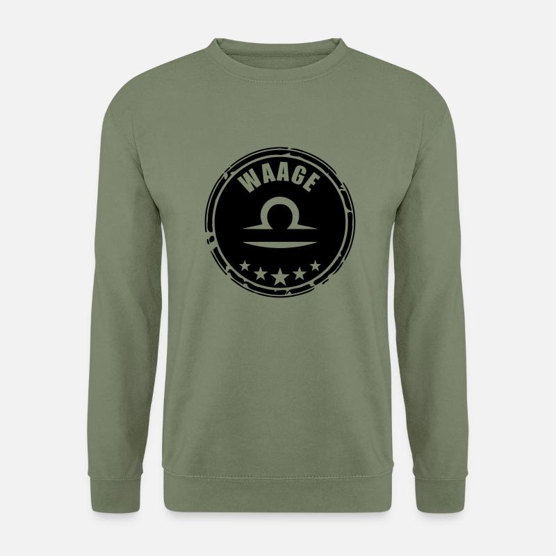 Sternzeichen Waage - Unisex Pullover - Armeegrün