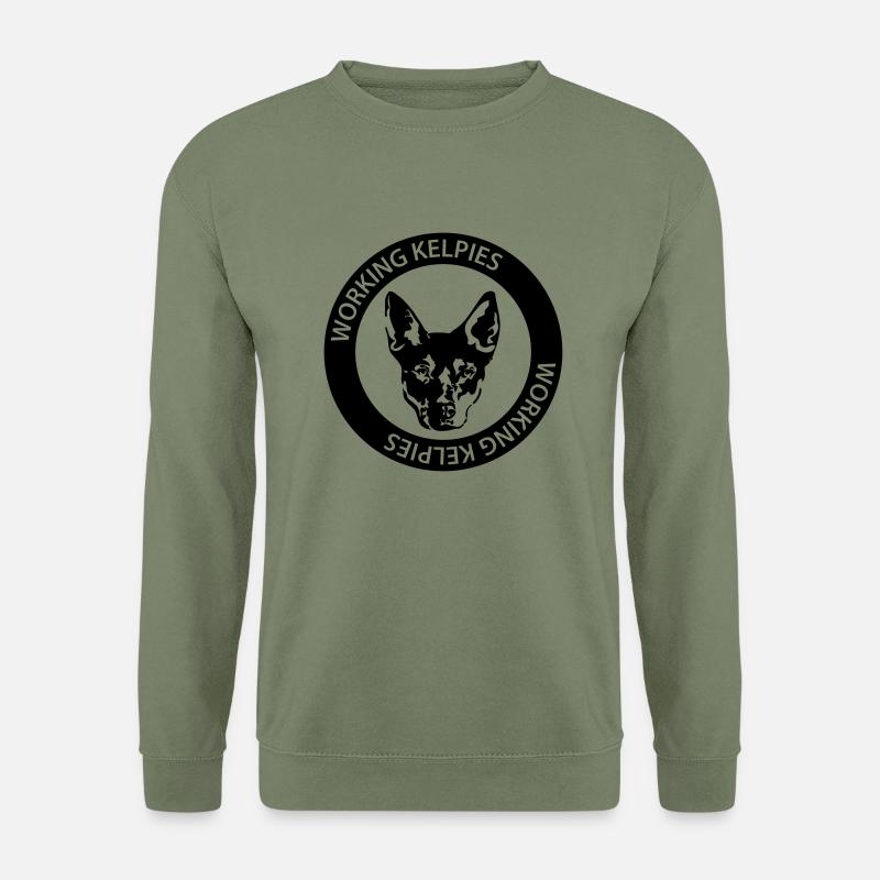 Working Kelpie - Unisex Pullover - Armeegrün
