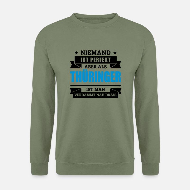 Funshirt Thüringer - Unisex Pullover - Armeegrün