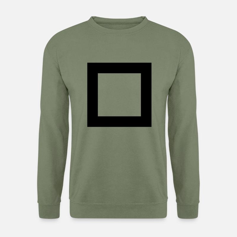 square - Unisex Pullover - Armeegrün