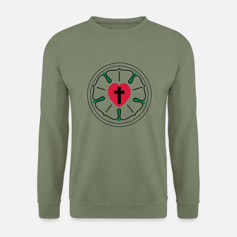Jesus - Unisex Pullover - Armeegrün