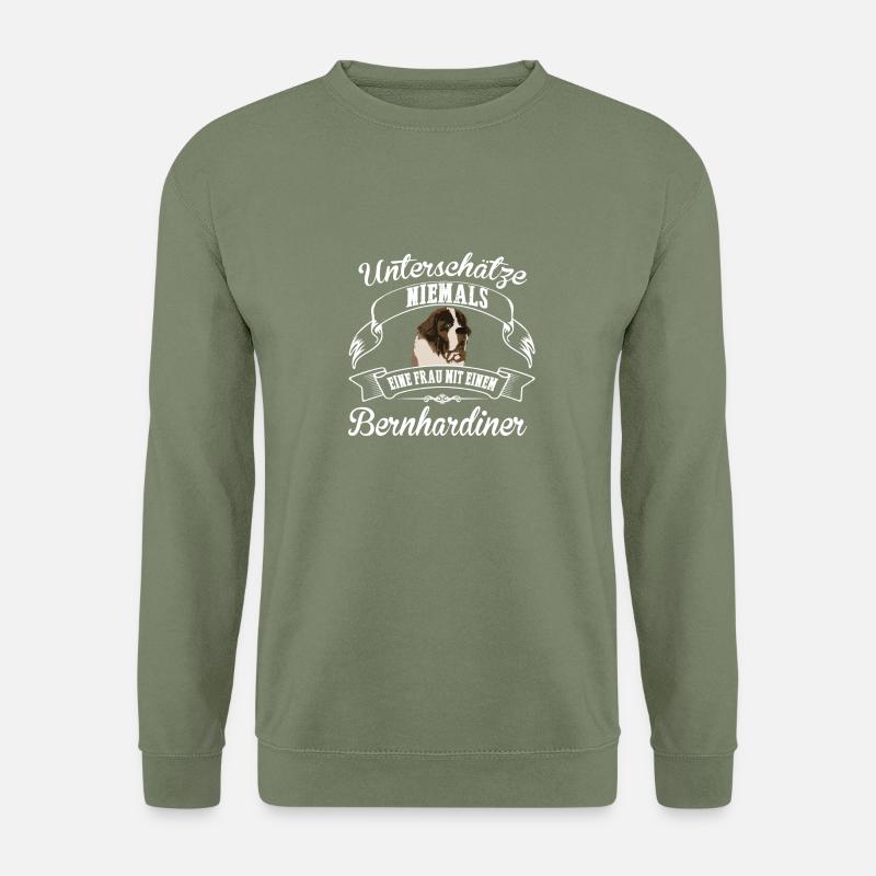 Bernhardiner - Unisex Pullover - Armeegrün