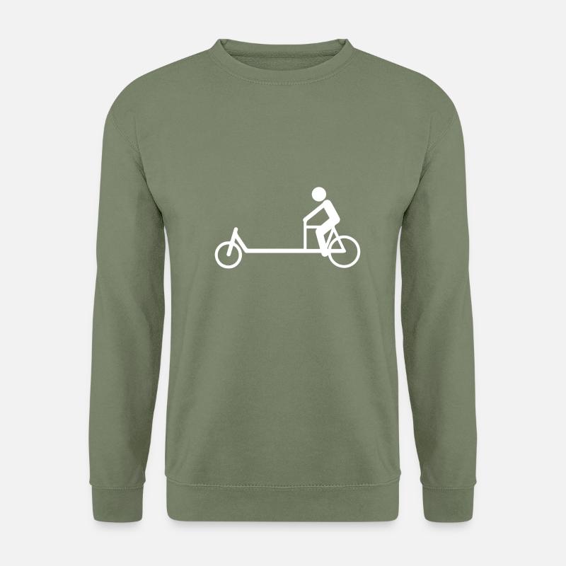 freight bicycle - Unisex Sweatshirt - army green