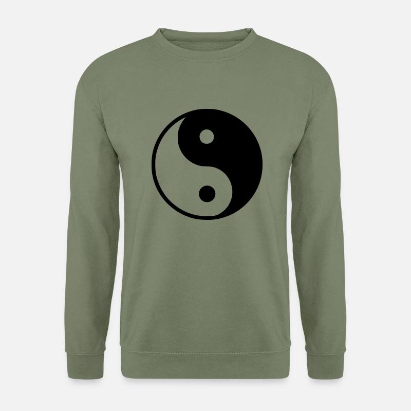 Ying Yang - Unisex Pullover - Armeegrün