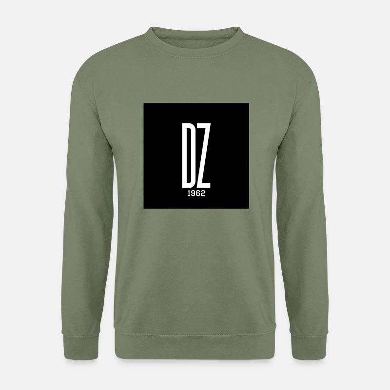 Weiß Logo DZ 1962 - Unisex Pullover - Armeegrün