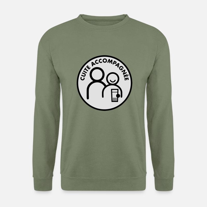 Cotta begleitet (2c) - Unisex Pullover - Armeegrün