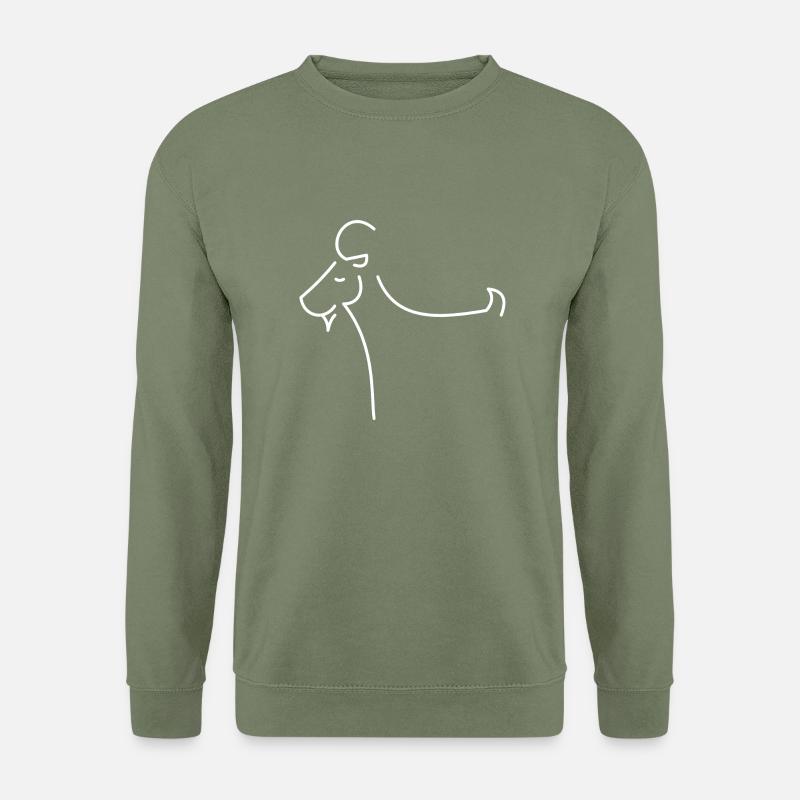 Ziege - Unisex Pullover - Armeegrün