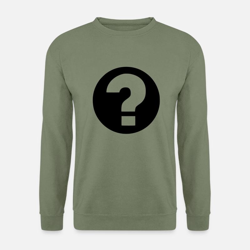 fragezeichen - Unisex Pullover - Armeegrün