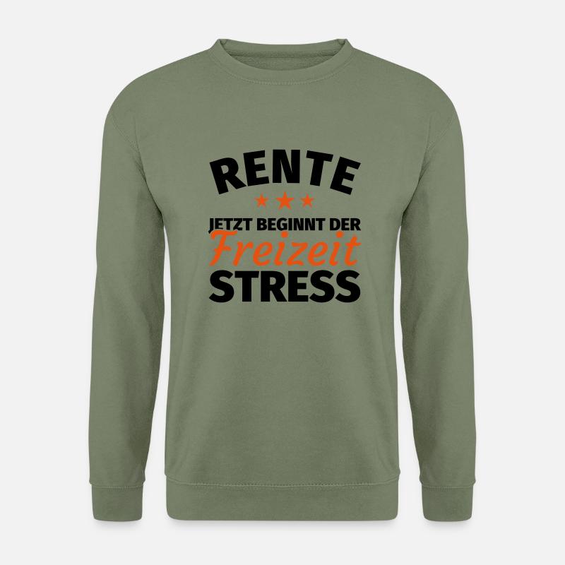 Abschied in die Rente lustige Sprüche - Unisex Pullover - Armeegrün