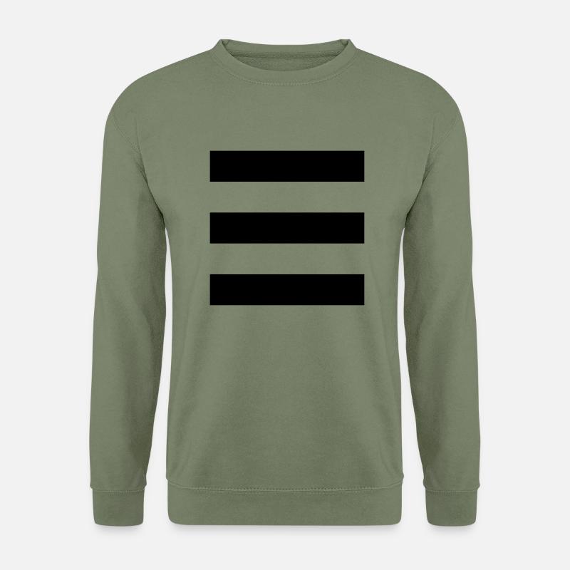 Three Stripes - Unisex Pullover - Armeegrün