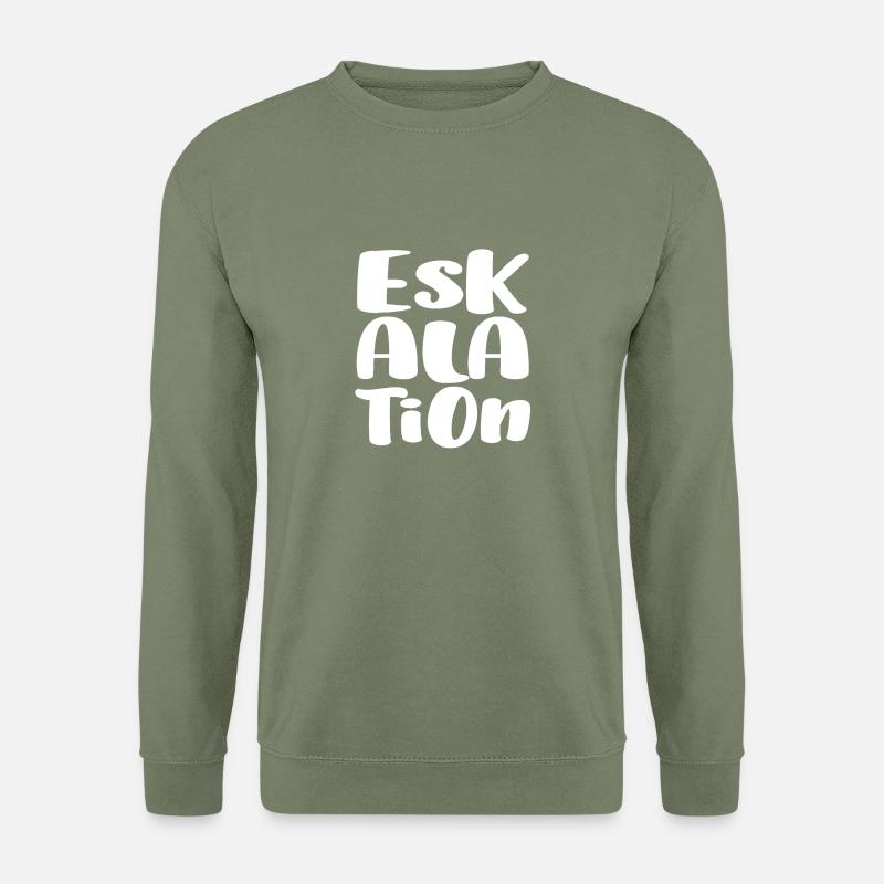 ESKALATION - Unisex Pullover - Armeegrün