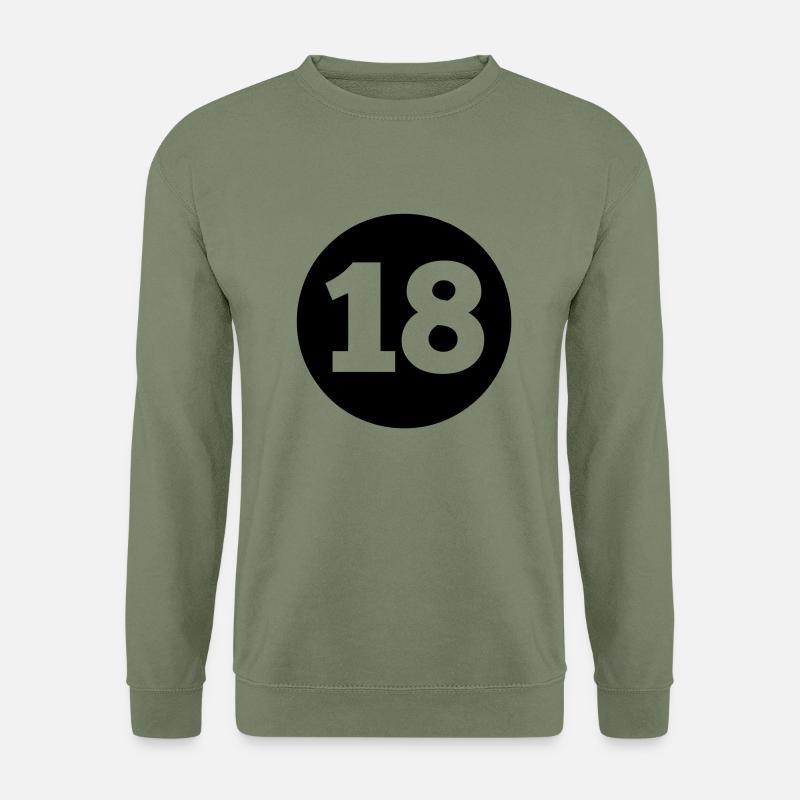 18c - Unisex Pullover - Armeegrün