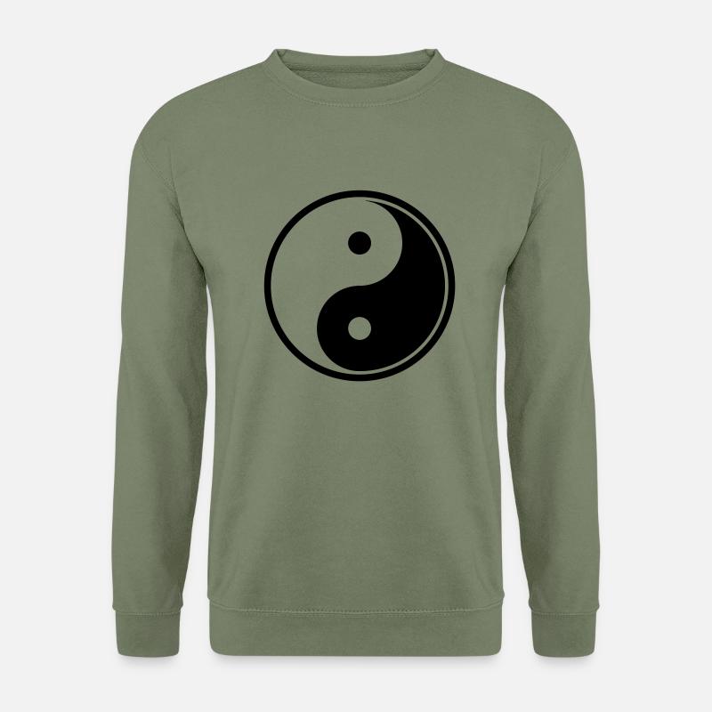 Yin und Yang - Unisex Pullover - Armeegrün