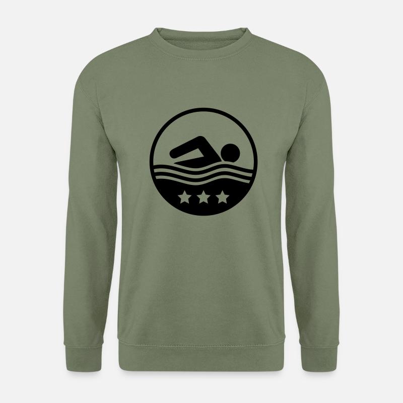 schwimmer__f1 - Unisex Pullover - Armeegrün