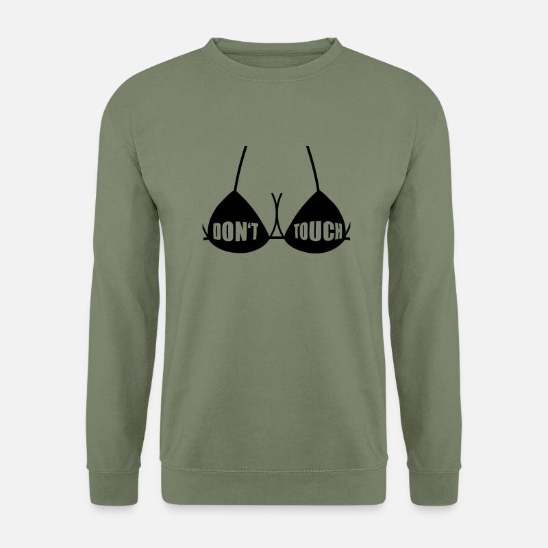 dont_touch_f1 - Unisex Pullover - Armeegrün