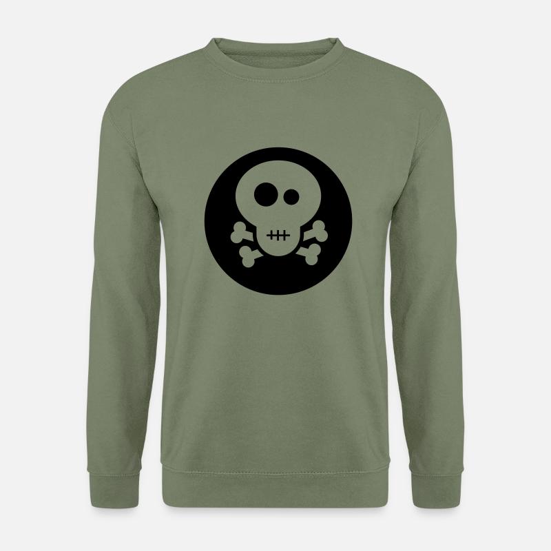 Fancy Skull - Unisex Pullover - Armeegrün