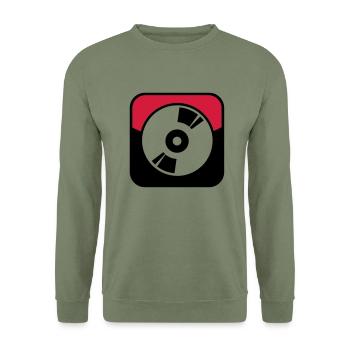 symbol38_2c - Sweat-shirt Unisexe - vert militaire - Devant - Alina (178cm) & Michal (187cm)