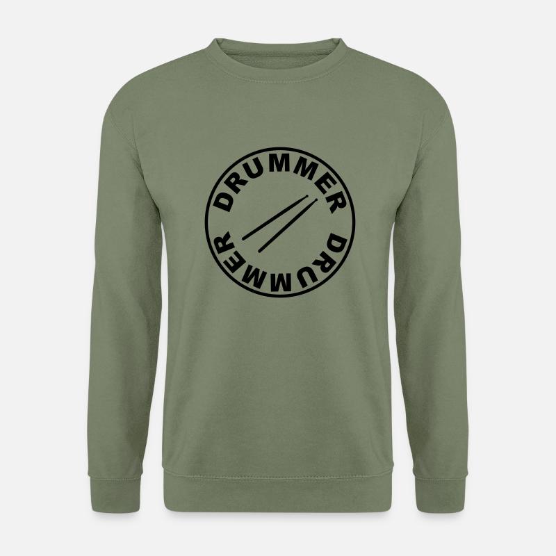 Drummer - around - Unisex Sweatshirt - army green