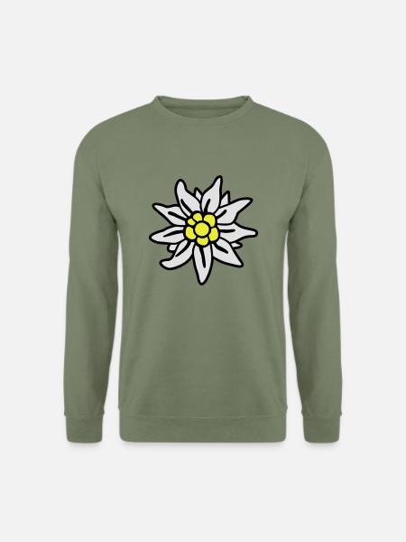 Edelweiss - - Wiesn - - Unisex Sweatshirt - army green
