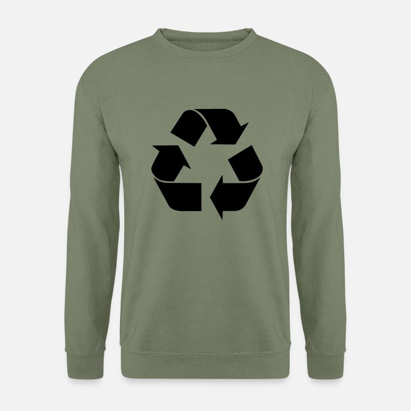 Recycling - Unisex Pullover - Armeegrün